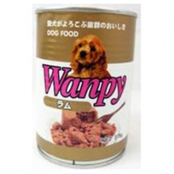 Wanpy Lamb Can Food 羊肉味狗罐頭 375g X 24 罐